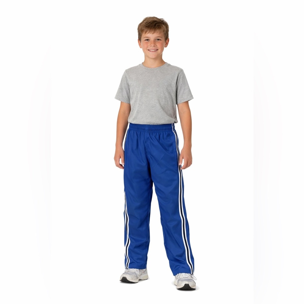 OshKosh B'gosh Boy’s Blue Joggers with White Stripes - 14